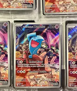Team Rocket's Wobbuffet 203 Promo Cards Holo 5 Card Lot Sealed - Image 3