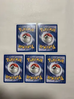 Horsea 49/62 Fossil Set- 5 Card Lot Near Mint Vintage WOTC - Image 2