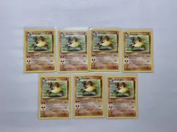 Primeape 43/64 Jungle- 7 Card Lot Near Mint Pokemon Vintage WOTC - Image 1