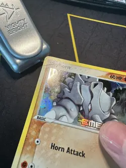 Pokemon Card Rhyhorn Emerald 62/106 Reverse Holo 062💎LP💎 - Image 2