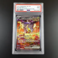 PSA 9 Raging Bolt ex 208/162 Pokemon Temporal Forces Graded Card - Image 1
