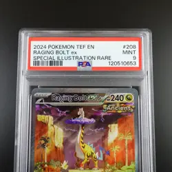 PSA 9 Raging Bolt ex 208/162 Pokemon Temporal Forces Graded Card - Image 2