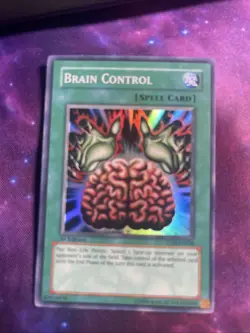 1996 1ST EDITION BRAIN CONTROL SPELL CARD TLM-EN038 - Image 2