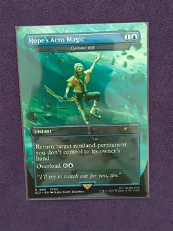 Hope's Aero Magic - Cyclonic Rift Secret Lair Final Fantasy MTG Magic NM - Image 1