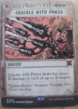 Crackle with Power - Outlaws of Thunder Junction: BREAKING NEWS - NM - Image 1