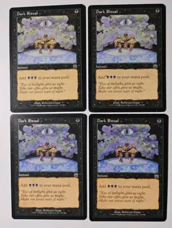 4x Dark Ritual MTG, Mercadian Masques, LP - Image 1