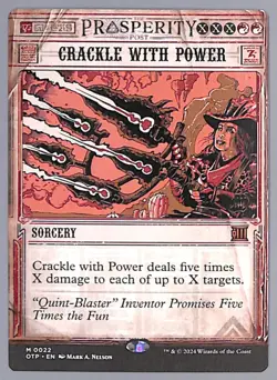 Crackle with Power - 22 - Outlaws of Thunder Junction: Breaking News (OTP) MTG - Image 1