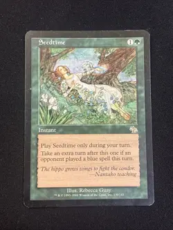 2002 MTG Magic The Gathering SEEDTIME 130/143 -LP - Image 1