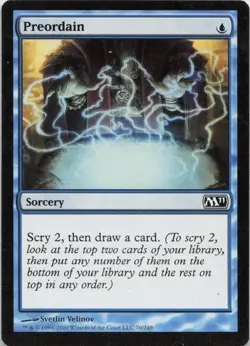 Preordain C Magic 2011 (M11) 70 - LP MTG - Image 1