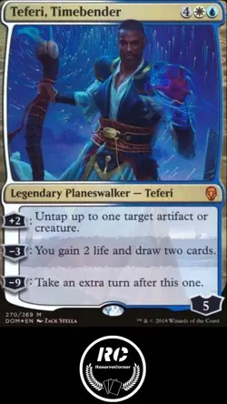 Teferi, Timebender FOIL NM MTG DOM Tracked Fast Shipping - Image 1