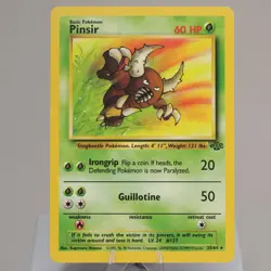 Pokemon TCG - Pinsir 25/64 Jungle Rare WOTC 1999 - NM Indent - Image 2
