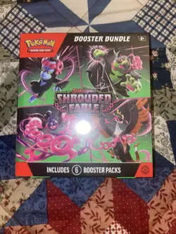 Pokemon TCG Scarlet and Violet Shrouded Fable Booster Bundle 6 Packs, Sealed - Image 1