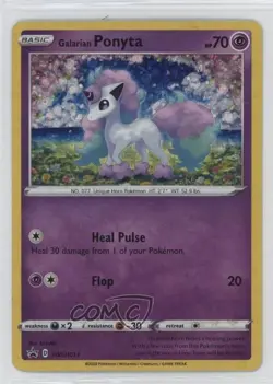 Galarian Ponyta (General Mills Promo) Holo Pokemon Sword & Shield Black Star - Image 1