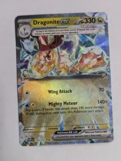 Dragonite ex Double Rare SV03: Obsidian Flames 159/197 Pokemon TCG - NM - Image 1