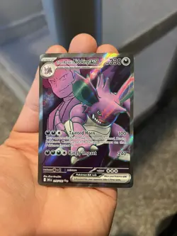 Pokemon TCG Team Rockets Nidoking EX 216/182 Destined Rivals - Image 1