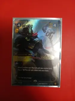 Riftbound Viktor Leader Champion English card 246/298 Prerelease Stamped Promo - Image 1