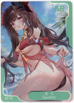 ?SPARKLE Goddess Story Anime Waifu Card SENPAI HAVEN 6 - SR-10 HONKAI STAR RAIL - Image 1