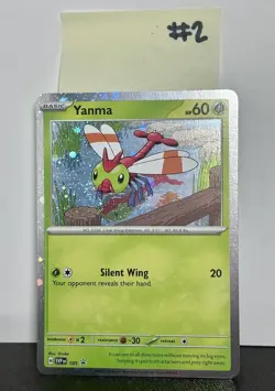 Pokemon TCG Yanma Black Star Promo Card SVP185 Cosmos Holo NM - Image 3