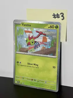 Pokemon TCG Yanma Black Star Promo Card SVP185 Cosmos Holo NM - Image 5