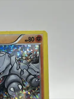 McDonald's Rhyhorn 8/12 Promo Pokemon Card 2015 Holo Vintage Rare MP Confetti - Image 4