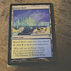 Boreal Shelf Snow Land Uncommon MTG Magic Coldsnap CSP - Image 1