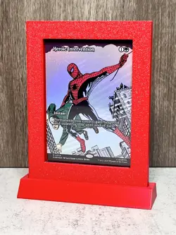 MTG Marvel's Spider-Man HEROIC INTERVENTION Foil Borderless Mythic #0034 - Image 2