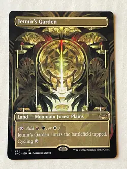 Jetmir's Garden (Borderless) Streets of New Capenna Regular MINT Rare # 291 SNC - Image 1