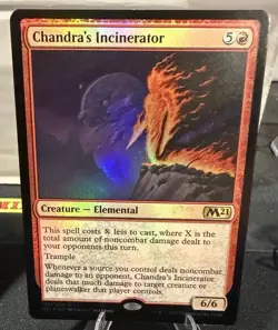 MTG FOIL Chandra's Incinerator - Core Set 2021 #136 Rare - Image 1