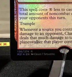 MTG FOIL Chandra's Incinerator - Core Set 2021 #136 Rare - Image 3