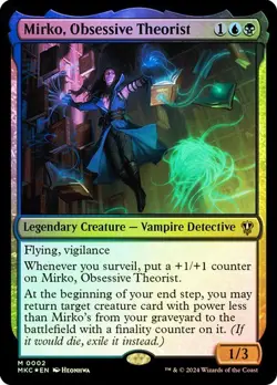 MTG - Mirko, Obsessive Theorist - Foil - Karlov Manor - Magic the Gathering - Image 1