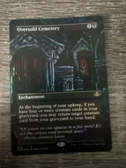 Oversold Cemetery (Borderless) Dominaria Remastered Foil - Image 1