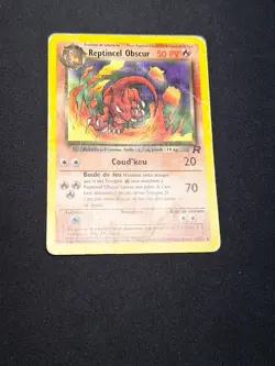 Reptincel Obscur 32/82 Wizards Team Rocket Carte Pokemon FR - Image 2