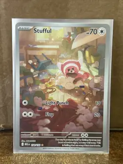 Stufful 154/132 ME01: Mega Evolution - Pokemon Card - NM - Image 1