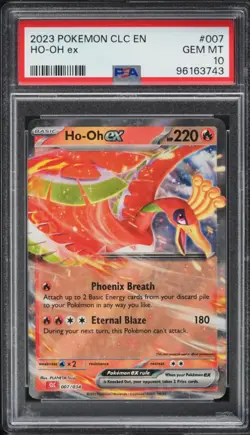 2023 Pokemon TCG Classic Collection - #007 Ho-Oh ex - PSA 10 GEM MINT - Image 1