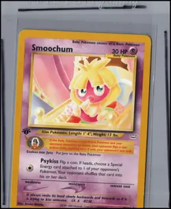 Pokemon Card Smoochum (54/64) Neo Revelation Common 1st Edition - Image 1
