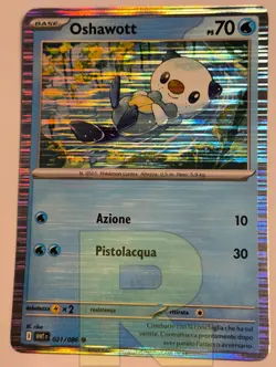 Oshawott R Fuoco Bianco WHT 021/086 R Promo Holo Foil R Pokemon R Italiano Good - Image 2