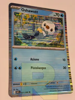 Oshawott R Fuoco Bianco WHT 021/086 R Promo Holo Foil R Pokemon R Italiano Good - Image 3