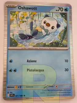 Oshawott R Fuoco Bianco WHT 021/086 R Promo Holo Foil R Pokemon R Italiano Good - Image 4