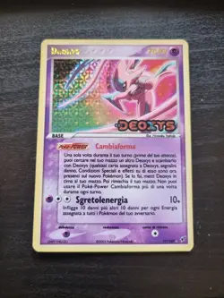 Deoxys Holo 17/107 - EX Deoxys - STAMPED - Carta Pokemon Italiano - Near Mint NM - Image 1