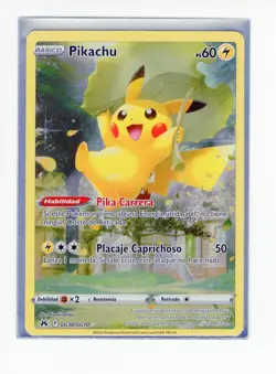 ~ESP~ SPANISH Pikachu GG30 Crown Zenith Pokemon Card (G4) - Image 1