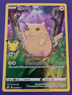 Near Mint - Pikachu 005/025 Celebrations Holo Ultra Rare Pokemon Card_22 - Image 1