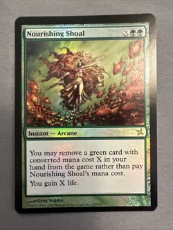Nourishing Shoal Betrayers of Kamigawa Foil 2005 Magic: The Gathering Card LP/NM - Image 1