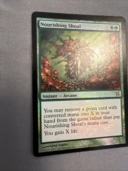 Nourishing Shoal Betrayers of Kamigawa Foil 2005 Magic: The Gathering Card LP/NM - Image 2