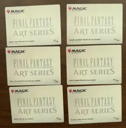 Final Fantasy VIII 8 Art Series Scene Magic The Gathering Cards - Image 3