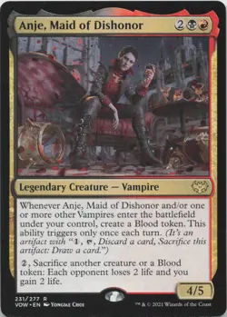 Anje, Maid of Dishonor R Innistrad: Crimson Vow 231 - MTG - Image 1