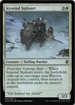 Icewind Stalwart - FOIL - C Commander Legends: Battle for Baldur's Gate 27 - MTG - Image 1