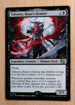 MTG Magic: Taborax, Tod der Hoffnung, Hope's Demise, Kleriker Cleric, English - Image 1