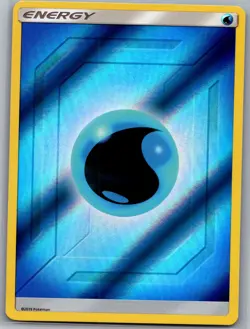 Water Energy (2019 Unnumbered) Reverse Holo SM - Team Up - Pokemon Card - NM - Image 1