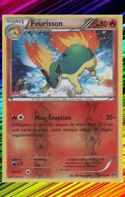 Feurisson Reverse - XY8:Impulsion Turbo - 19/162 - Carte Pokemon Francaise - Image 1