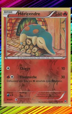 Hericendre Reverse- XY8:Impulsion Turbo - 18/162 - Carte Pokemon Francaise - Image 1
